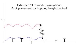 Adaptive height controller for an agile hopping robot