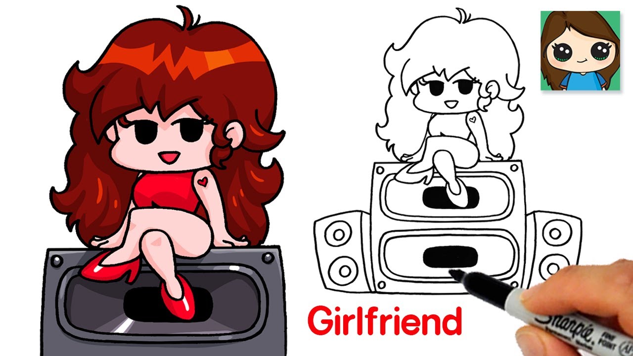 Como Dibujar A Girlfriend Friday Night Funkin How To Draw Girlfriend ...