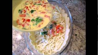 Ham And Vegetable Quiche With Chef Janie.wmv