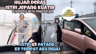 Suami nguli di jemput istri jepang