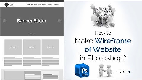 Website Wireframe (UX Design) Tutorials Part - 2 | How to Make Website Wireframe in Photoshop