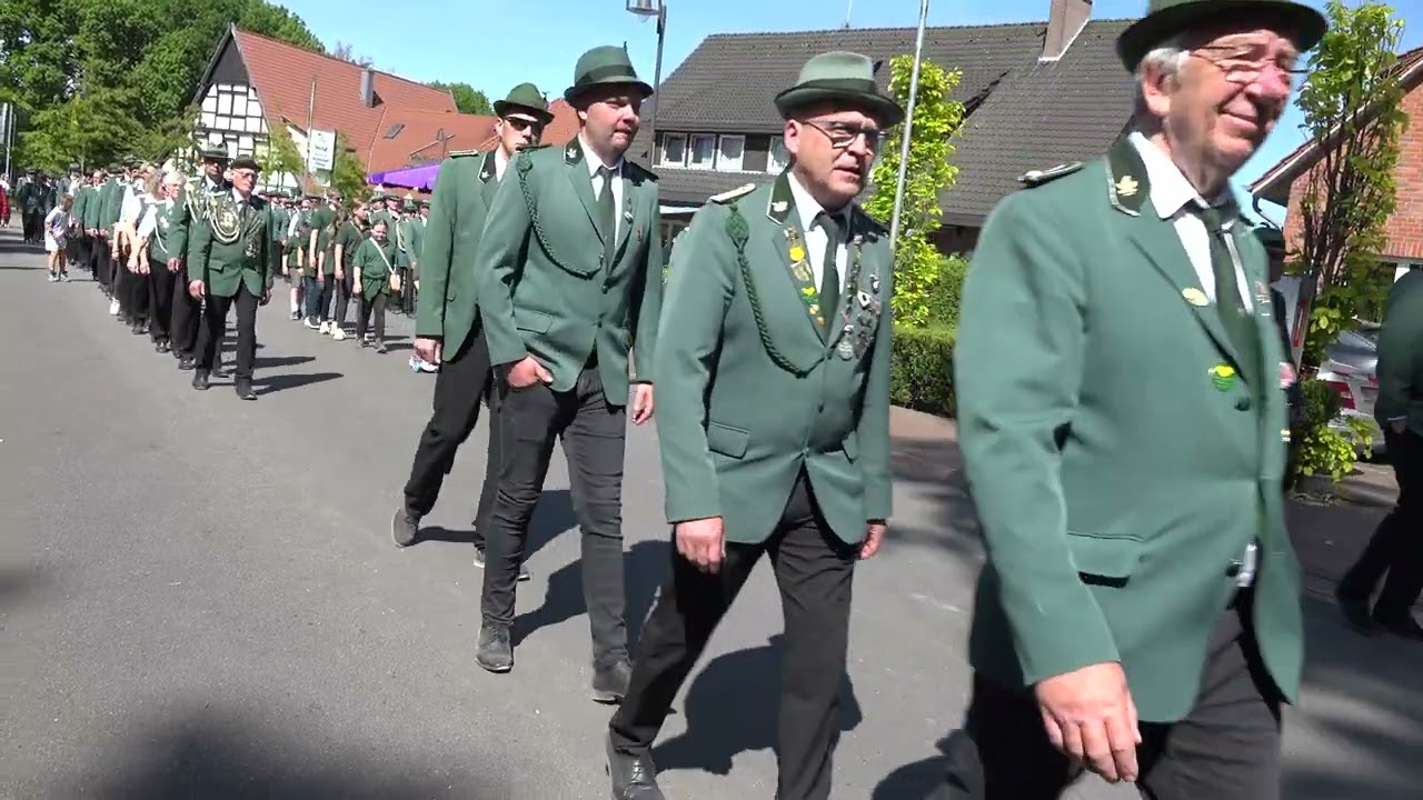 Schützenfest in Rechterfeld 2025 - Festumzug