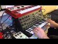 KORG ms-20 mini jamming vs MicroKorg XL - its groovy (or something)