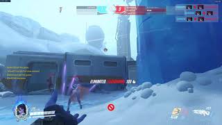 Widowmaker HS only 1vs8 || OW Highlights