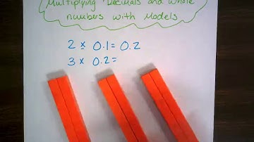 Multiplying Decimals and Whole Numbers with Models