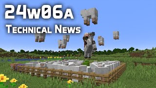 Technical News in Minecraft Snapshot 24w06a: New Attributes!