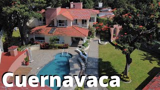 ‼Asi es una casa de 15 MILLÓNES  en VENTA en CUERNAVACA  Morelos con jardin y alberca privados.