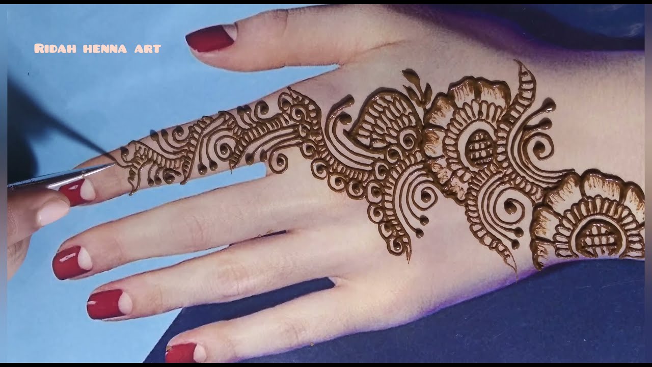 💖💖Simple Arabic mehndi design - Ramazan Eid Special Mehandi design #11 ...