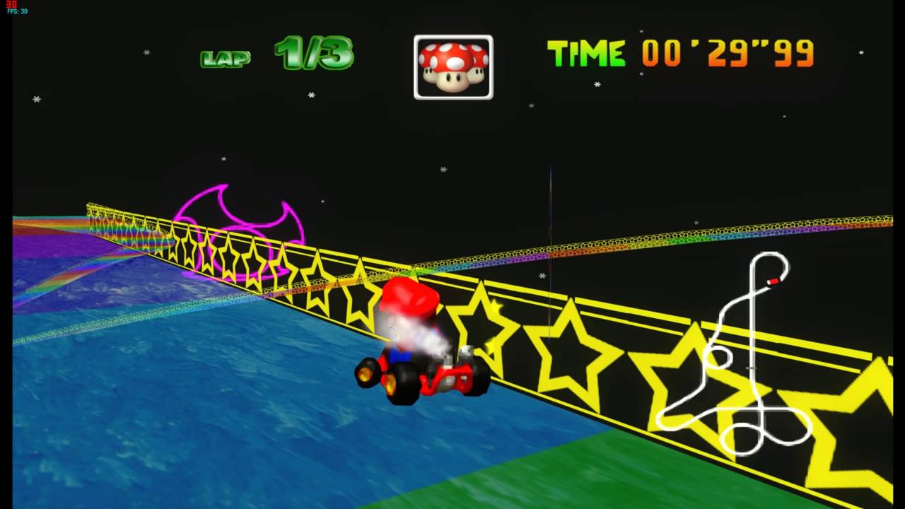 4K DX12 Mario Kart 64 HD Remastered V2 (HD Textures,,AO,Bloom,ssao,ssgi ...