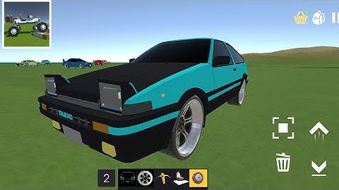 Evertech Sandbox Gameplay #72 (iOS & Android) | Toyota Trueno Car