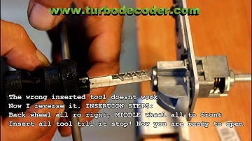 TURBO DECODER HU92 OPENING FACTORY INSTRUCTIONS