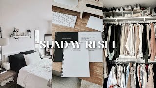 SUNDAY RESET: laundry, cleaning + huge closet declutter