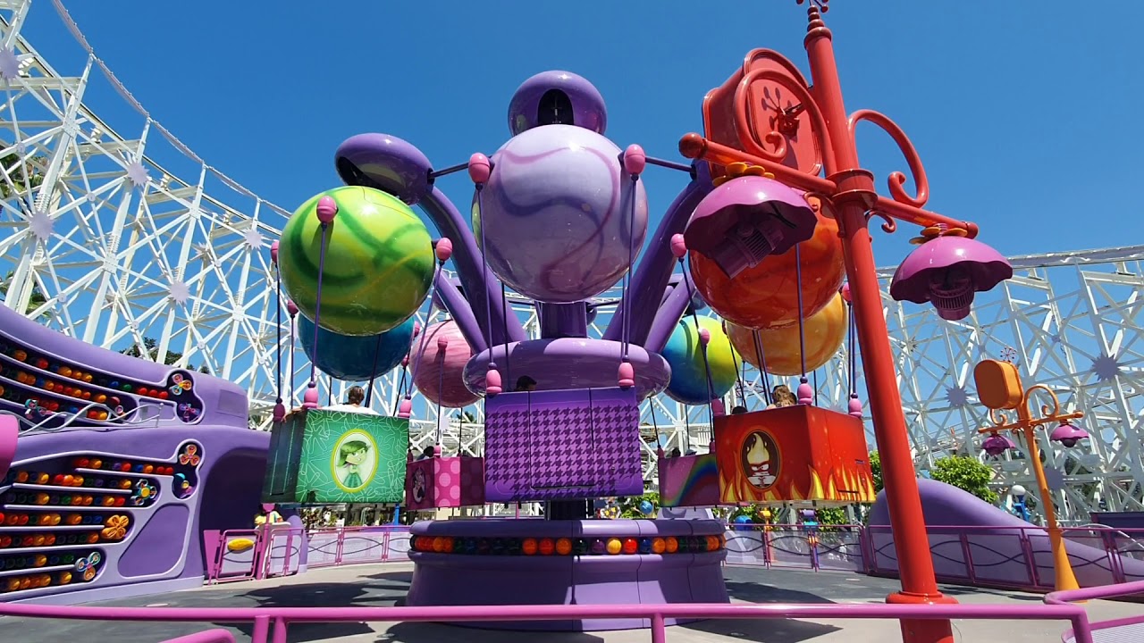 Inside Out Emotional Whirlwind (2019) - Disney California Adventure ...