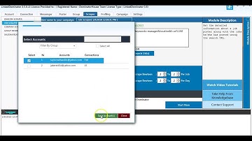Linked Dominator Job Scraper by using job search URL.