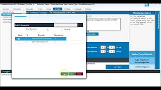 Linked Dominator Job Scraper by using job search URL.