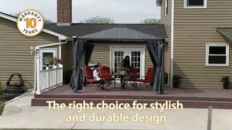 Gazebo All Weather Structure By Palram Youtube