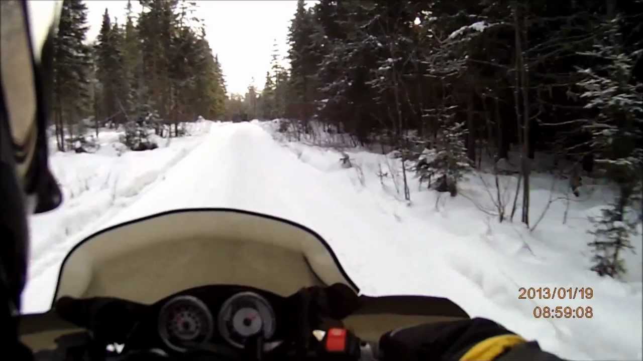 Snowmobiling in Eustis, Maine 1.19.13 High Definition YouTube
