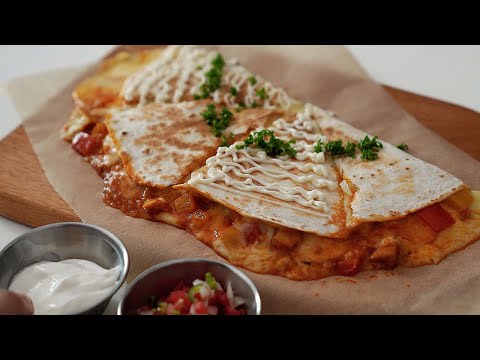  ?    , ,   Chicken Quesadilla