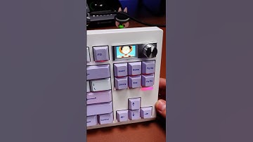 A keyboard with a little SCREEN!