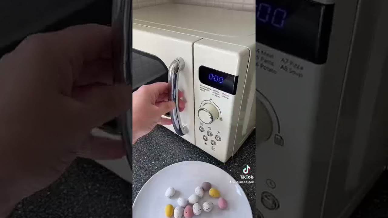 Best way to eat mini eggs 😋😍