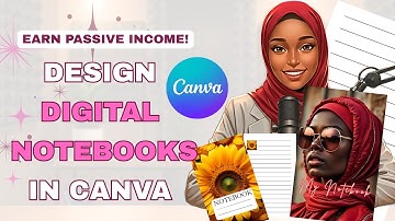Make Money Selling Digital Notebooks! Easy Step by Step Canva Tutorial