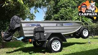 Back yard boat trailer restoration...IP67,100ah boat/quad battery(Renogy)