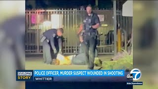 New details in Whittier police shooting involving murder suspect