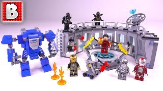 LEGO Avengers Iron Man Hall of Armor Review! | Set 76125