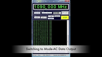 RTL1090 ADS-B Decoder for Windows Demo