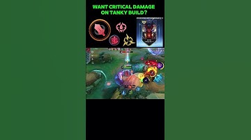 Critical hit on tank build 👾#moba5v5pippin #mobalegends5v5 #moba5v5english