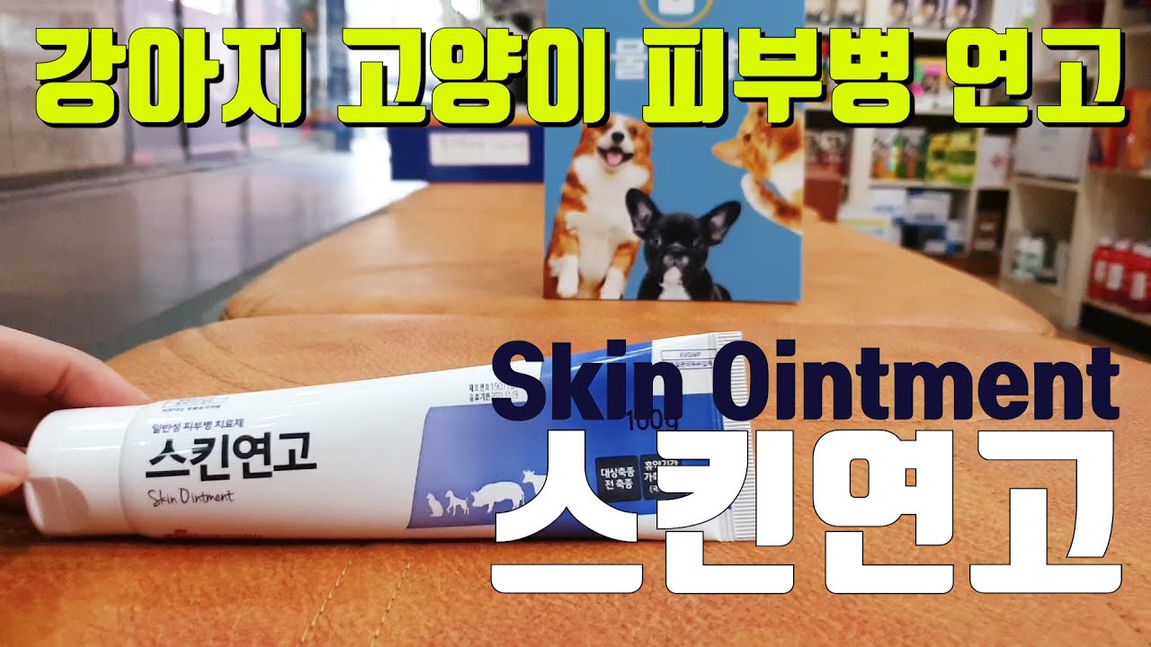 [스킨연고(Skin Ointment) - 세지않은 강아지/고양이 피부병 연고(습진, 알레르기,가려움, 벌레물린데)   [금호동광주동물약국]