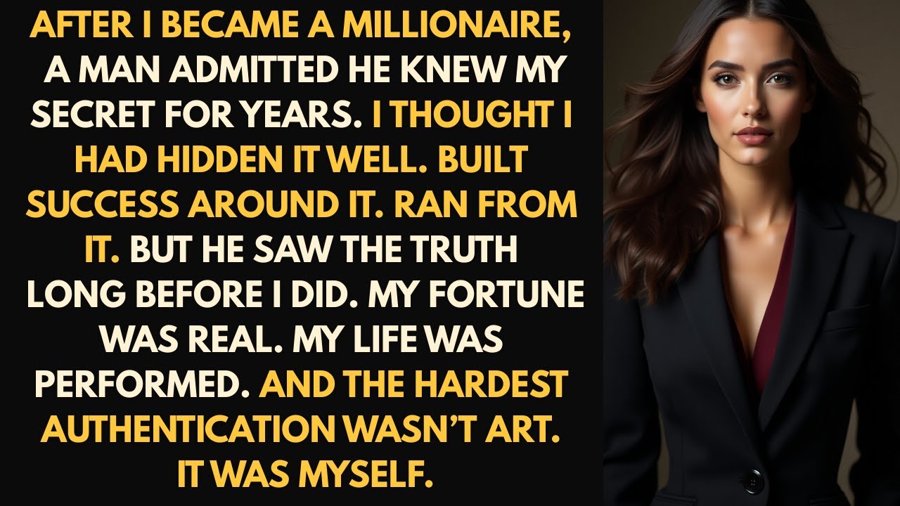 AFTER I BECAME A MILLIONAIRE… A MAN ADMITTED HE KNEW MY SECRET FOR YEARS