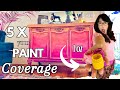 Furniture painting with only 8oz of paint