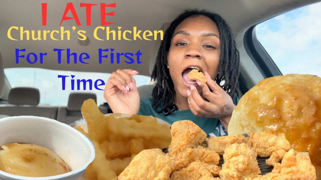 I ATE CHURCH’S CHICKEN FOR THE FIRST TIME! 