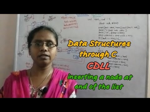 Linked List|CLL|CDLL|inserting a node at the end of the list|@RC REDDY ...