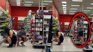 Shocking Encounter: Brave Shoppers Confront Alleged Peeping Tom at Target!