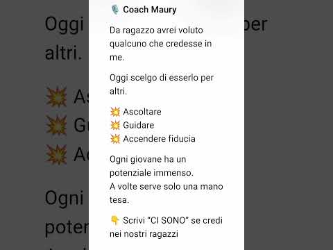 Video A volte basta una mano tesa per cambiare il futuro di un ragazzo