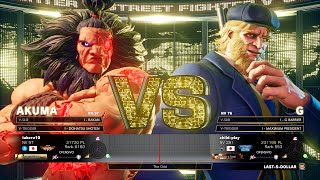 Akuma vs G (Ranked Match) Street Fighter V Champion Edition