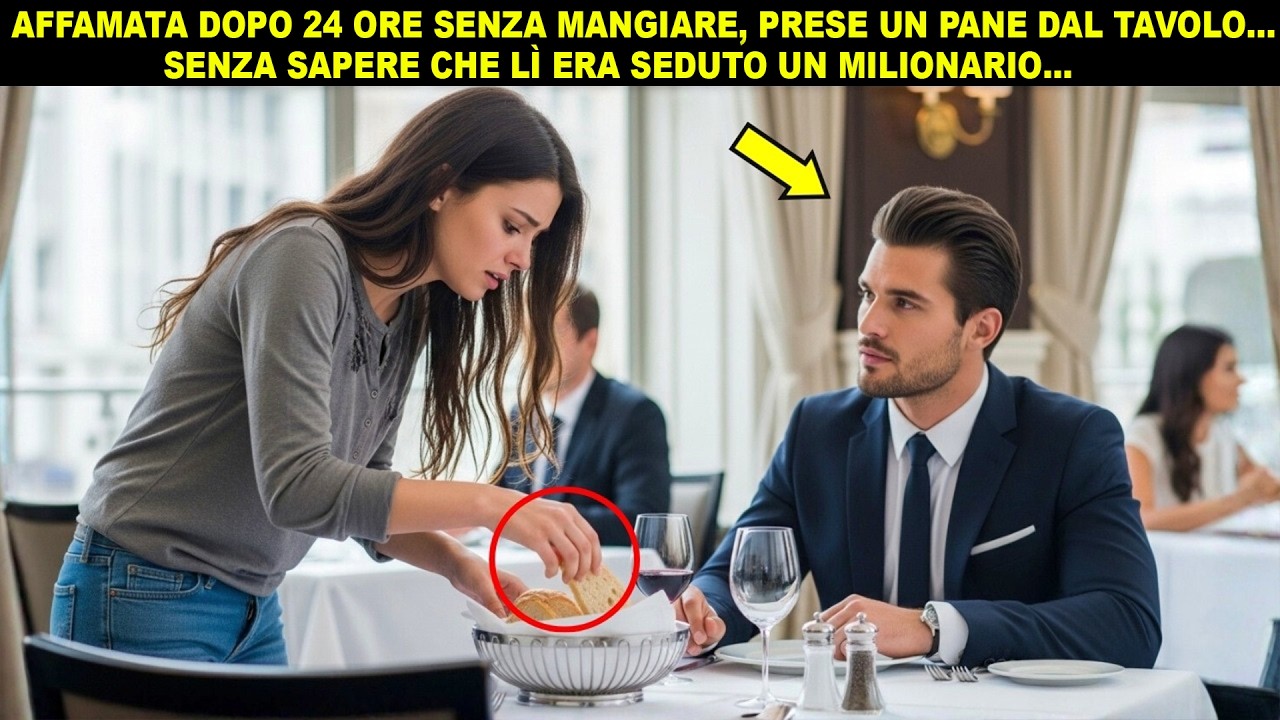 Affamata dopo 24 ore senza mangiare, prese pane dal tavolo… senza sapere che lì era seduto un milio…