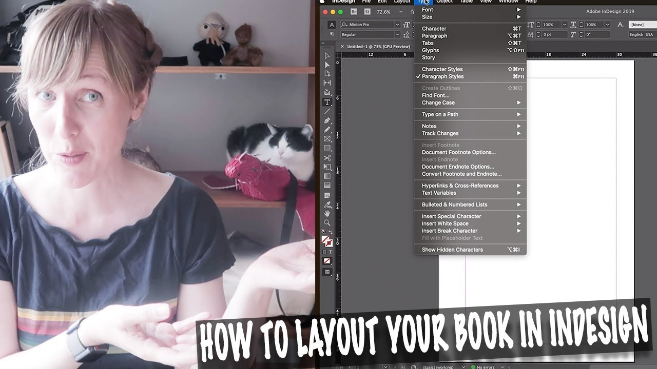 How To Layout Your Book In Indesign Youtube