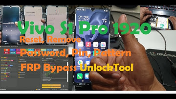 Vivo S1 Pro│Screen Lock Removal Via Unlocktool