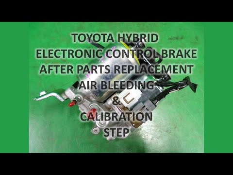 Toyota Hybrid Bleeding Step U0026 Linear Valve Offset Calibration By LAUNCH X431