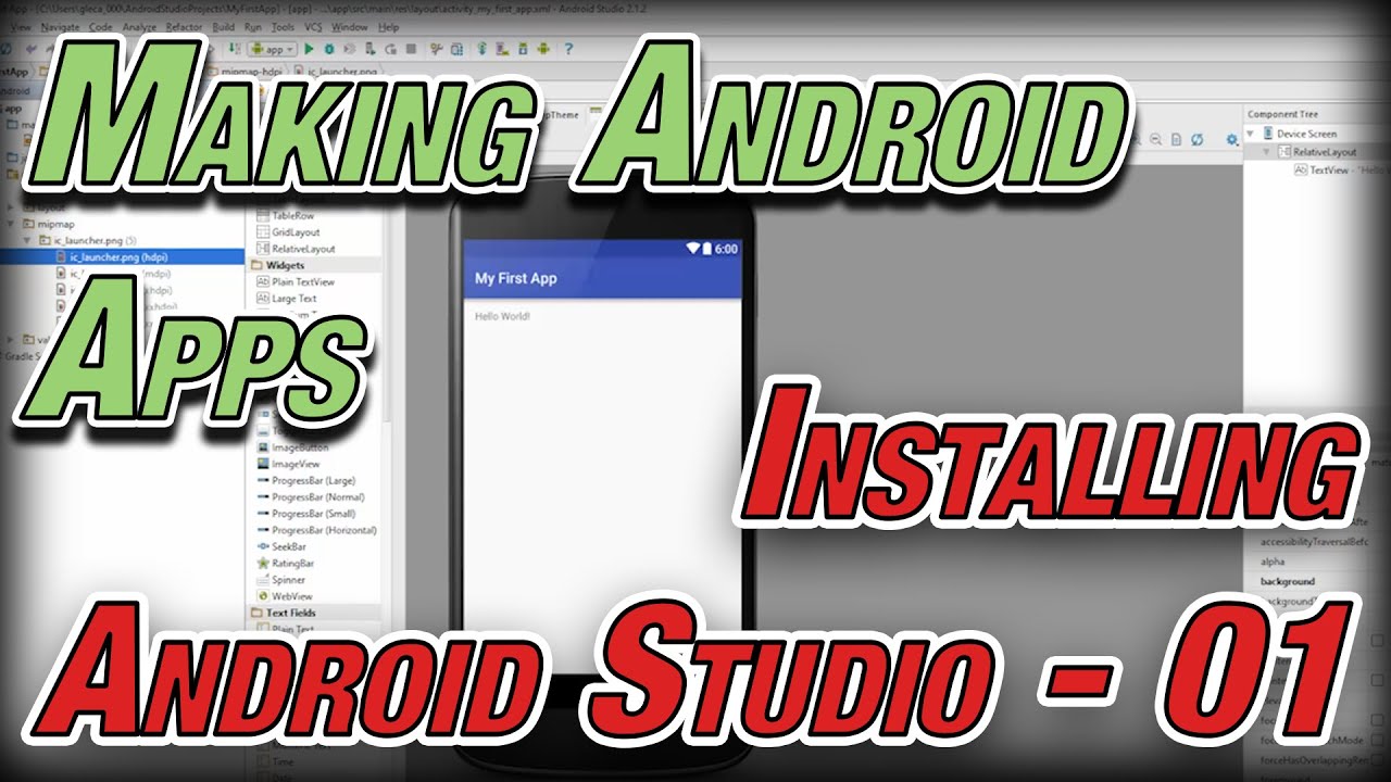Android Apps 01 Installing Android Studio YouTube