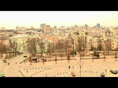 WATCH: View of Kyiv skyline as Russian forces continue to encircle cities across Ukraine