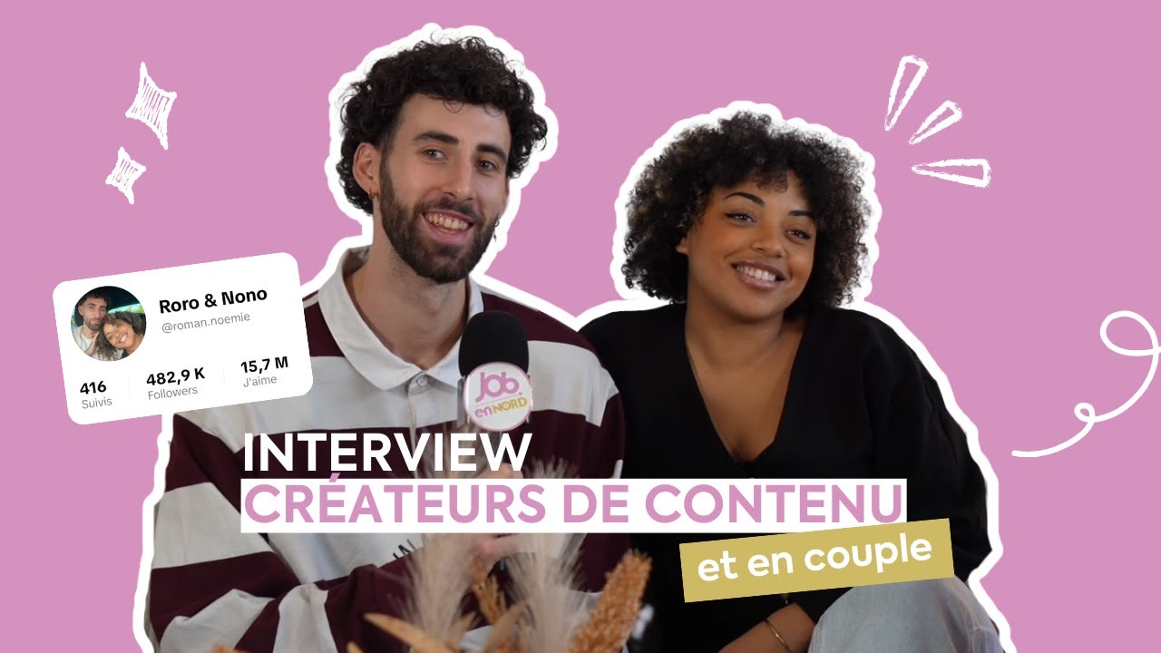 En couple et créateurs de contenu : Roman & Noémie racontent leur parcours !
