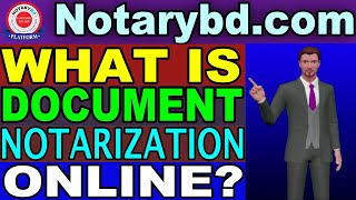 What is Online Document Notarization or Notarized Document?