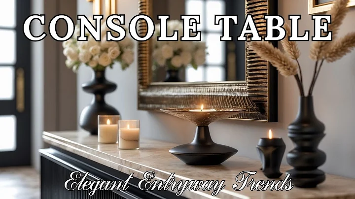 Modern Luxury Console Table Decor 2026 | Elegant Entryway & Interior Design Trends