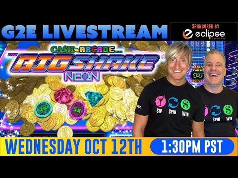 Premiering Big Shake Neon LIVE at G2E 2022