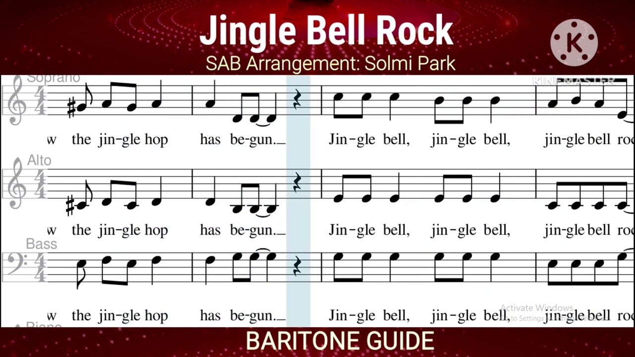 JINGLE BELL ROCK _ BARITONE Guide
