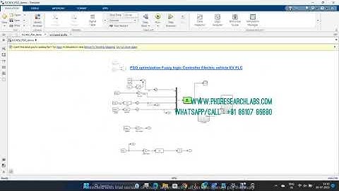 PSO optimization Fuzzy logic Controller Electric vehicle EV FLC - ELECTRICAL SIMULATION